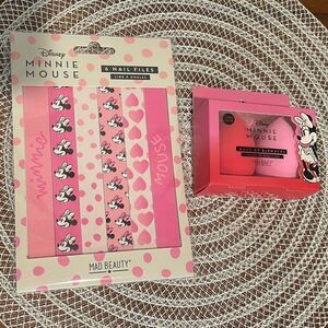 Mad Beauty Disney Minnie Mouse Makeup Blenders Sponges and Nail Files NWT
